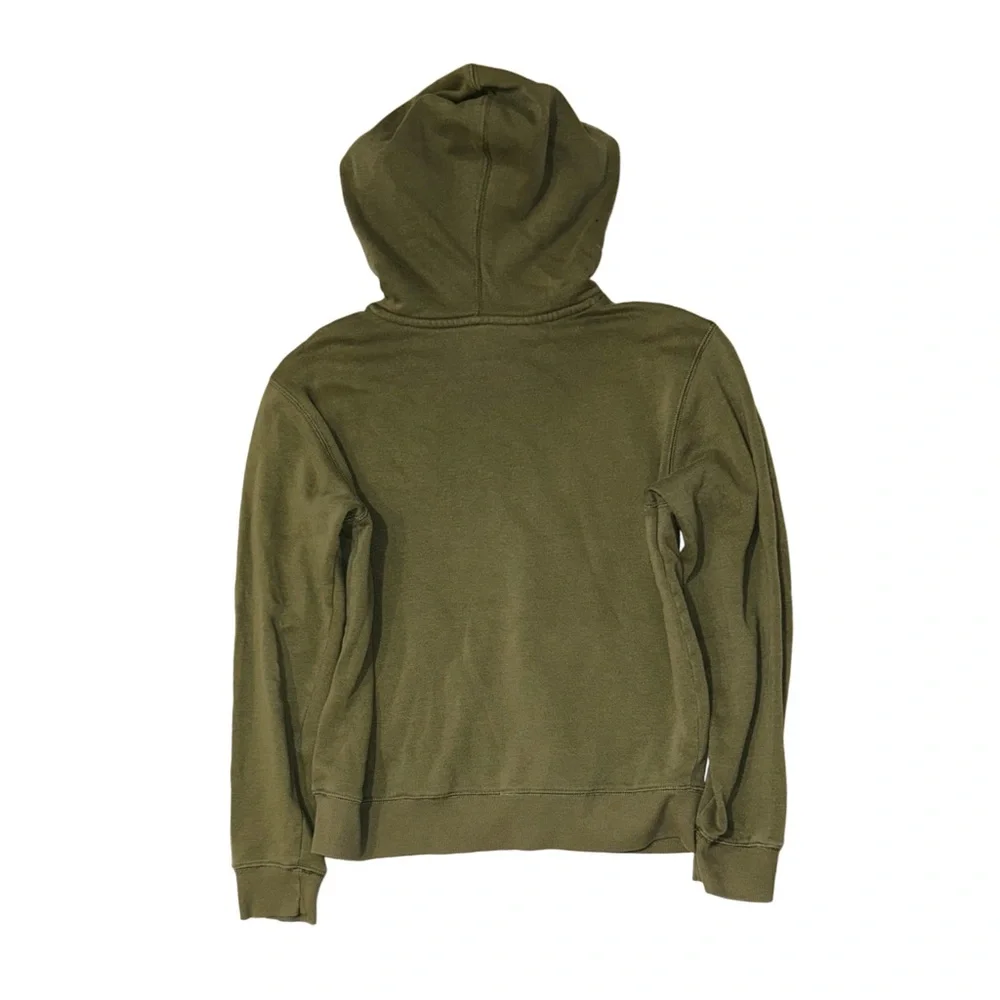 CHAMPION Boy's Green Graphic Long Sleeve Hoodie XL 18/20